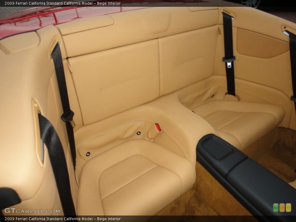 Beige Interior Rear Seat for the 2009 Ferrari California  #77836995