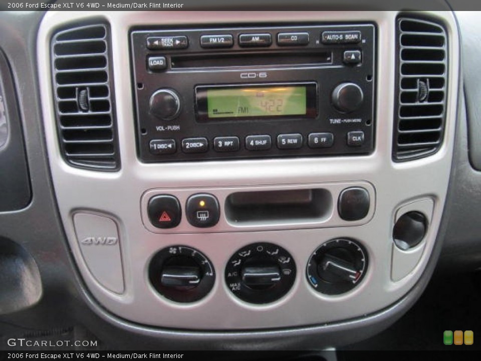 Medium/Dark Flint Interior Controls for the 2006 Ford Escape XLT V6 4WD #77837058