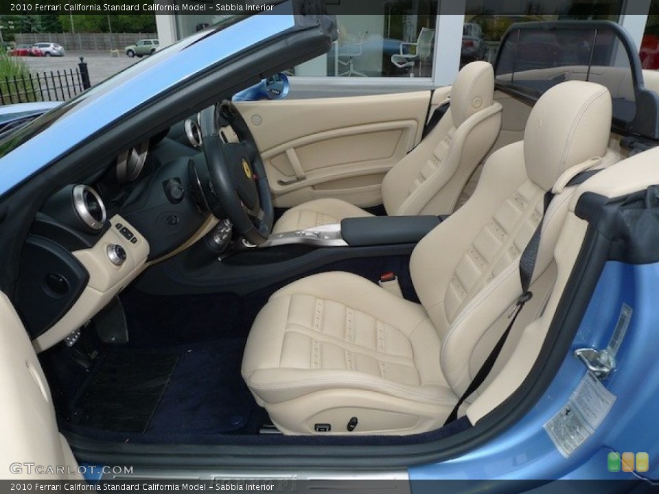 Sabbia Interior Front Seat for the 2010 Ferrari California  #77837475