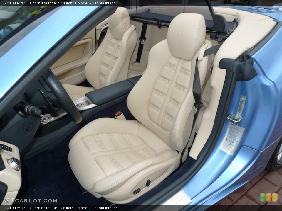 Sabbia Interior Front Seat for the 2010 Ferrari California  #77837487
