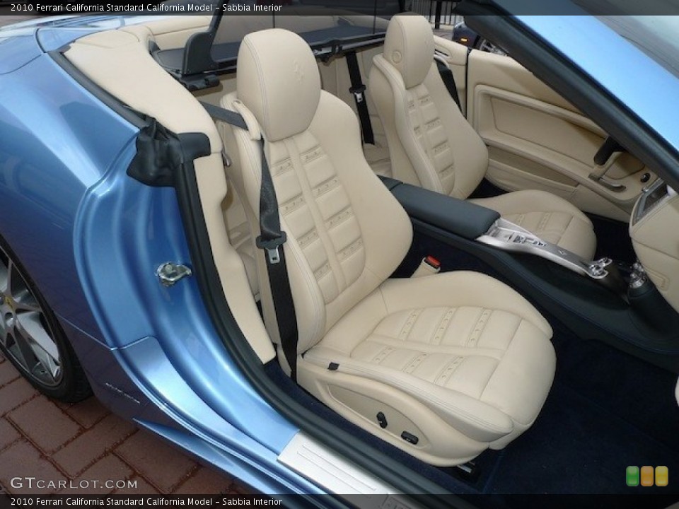 Sabbia Interior Front Seat for the 2010 Ferrari California  #77837616