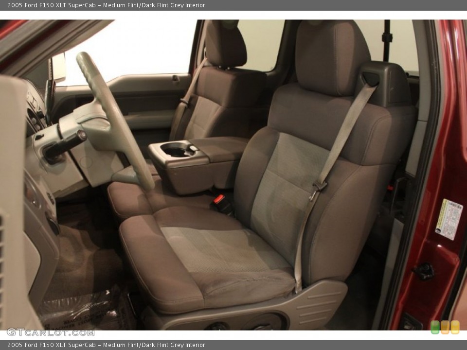Medium Flint/Dark Flint Grey Interior Front Seat for the 2005 Ford F150 XLT SuperCab #77837700