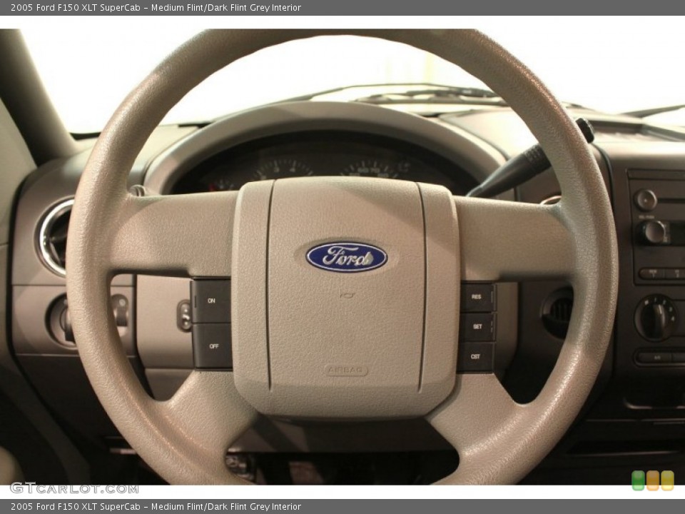 Medium Flint/Dark Flint Grey Interior Steering Wheel for the 2005 Ford F150 XLT SuperCab #77837720