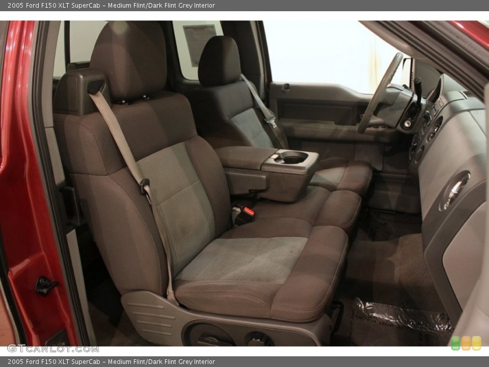 Medium Flint/Dark Flint Grey Interior Front Seat for the 2005 Ford F150 XLT SuperCab #77837806