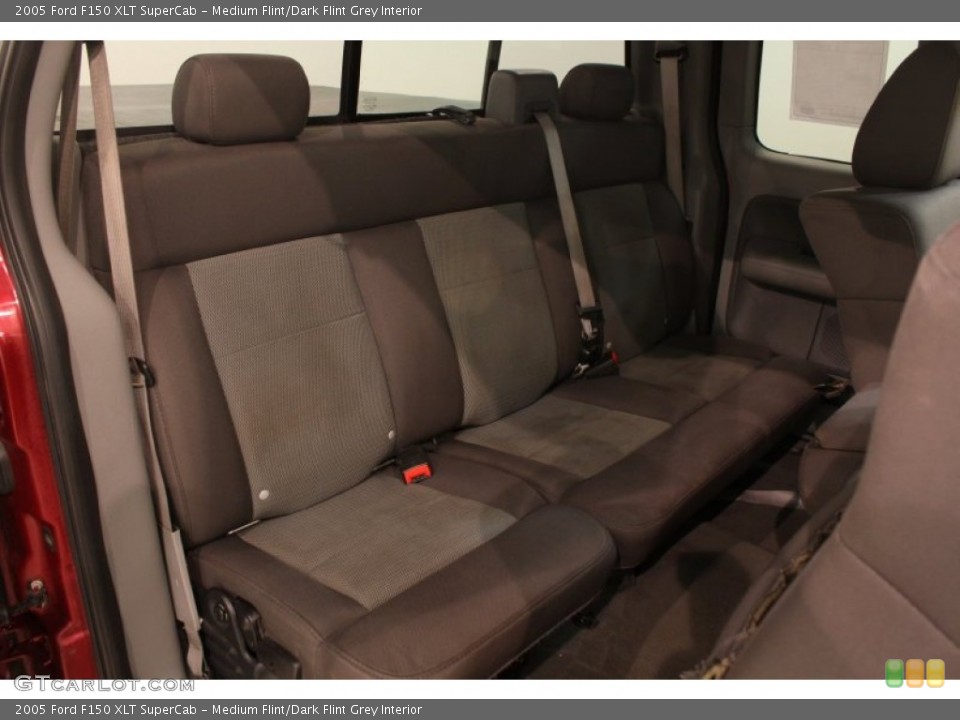 Medium Flint/Dark Flint Grey Interior Rear Seat for the 2005 Ford F150 XLT SuperCab #77837819