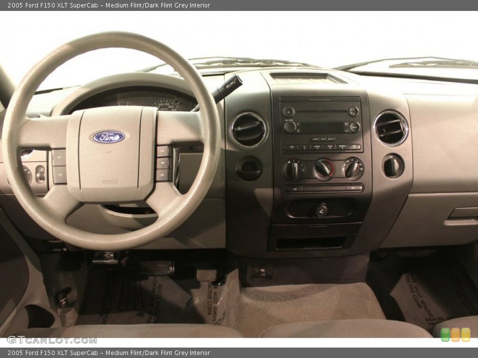 Medium Flint/Dark Flint Grey Interior Dashboard for the 2005 Ford F150 XLT SuperCab #77837853