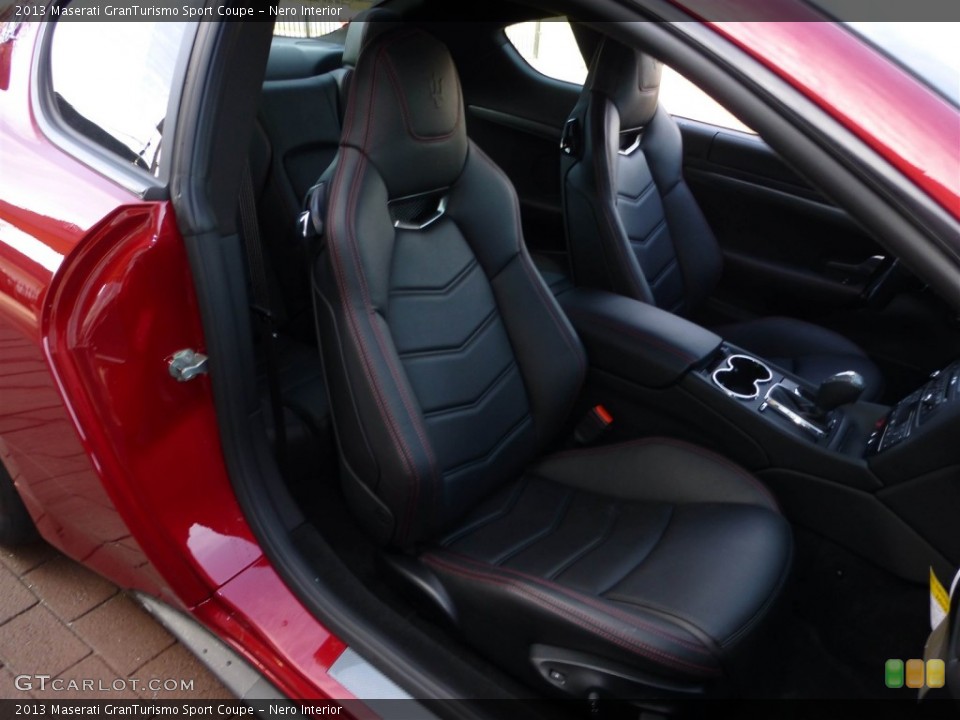 Nero Interior Front Seat for the 2013 Maserati GranTurismo Sport Coupe #77838697