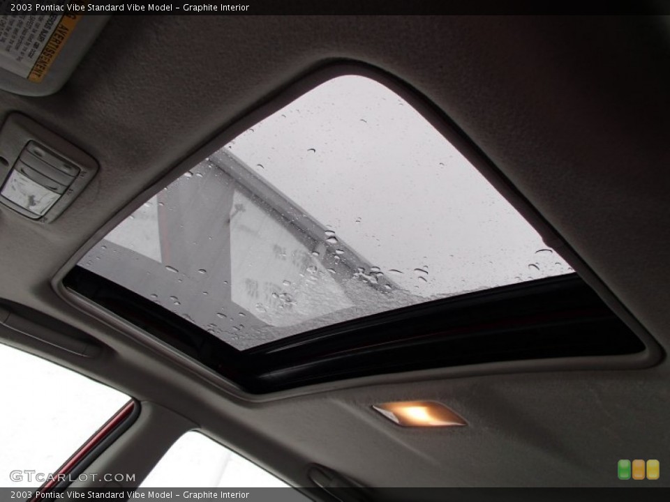 Graphite Interior Sunroof for the 2003 Pontiac Vibe  #77839229
