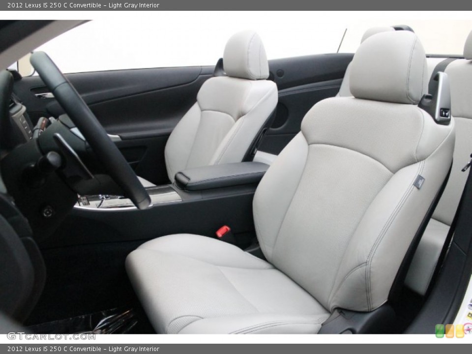 Light Gray Interior Photo for the 2012 Lexus IS 250 C Convertible #77839554