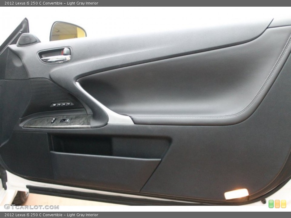 Light Gray Interior Door Panel for the 2012 Lexus IS 250 C Convertible #77839662