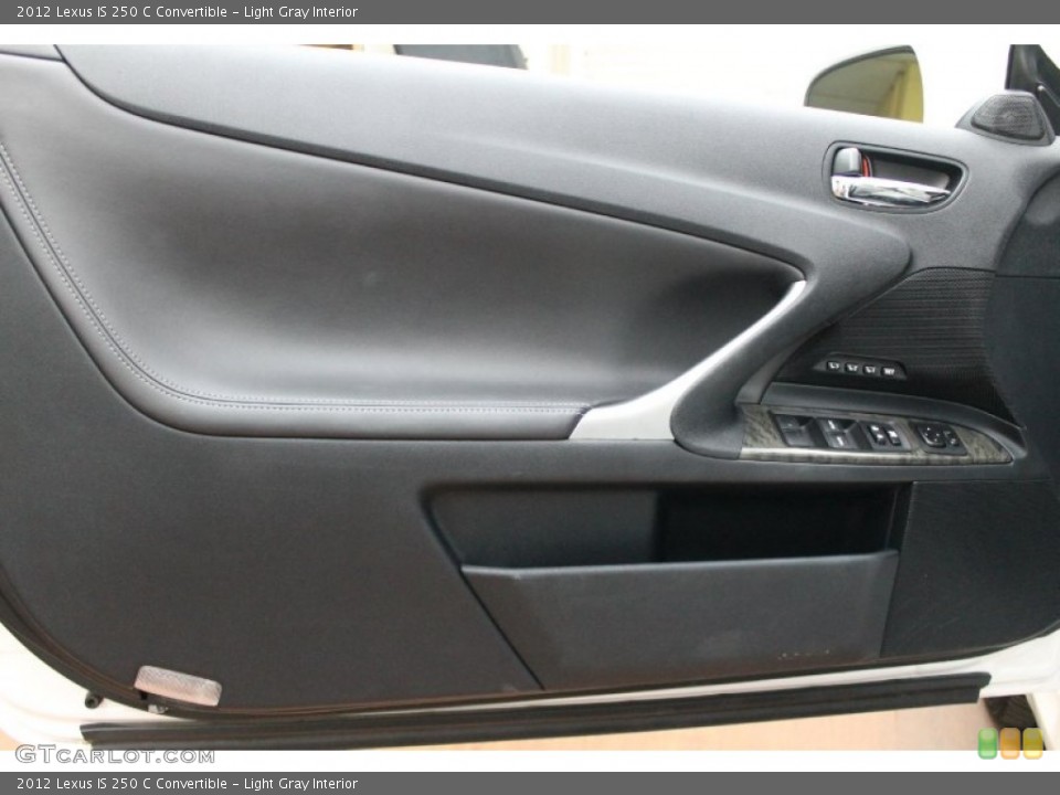 Light Gray Interior Door Panel for the 2012 Lexus IS 250 C Convertible #77839674