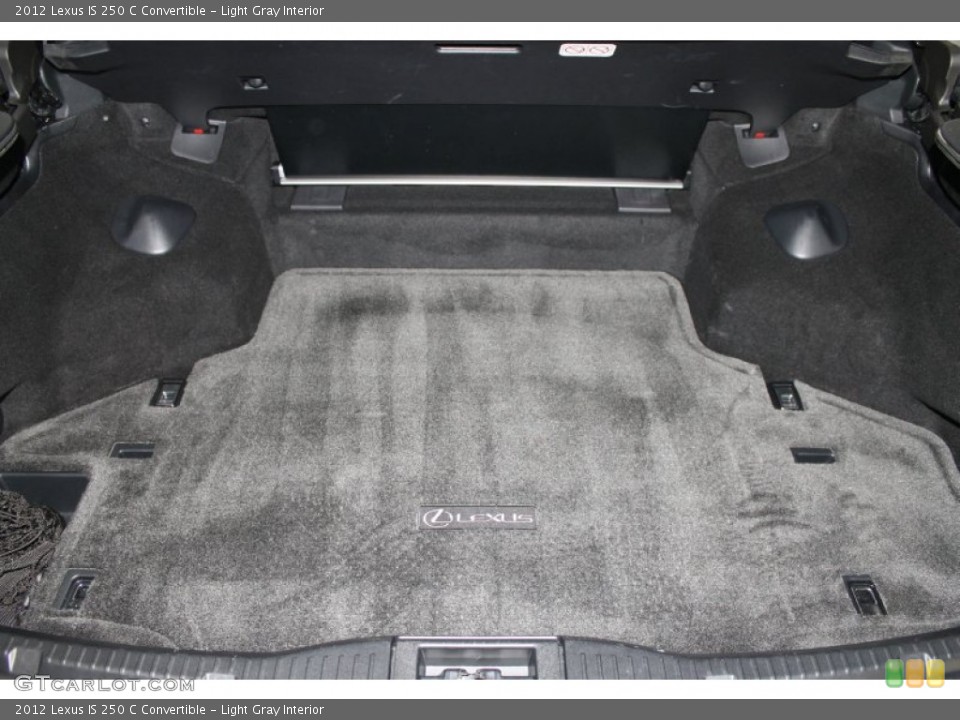 Light Gray Interior Trunk for the 2012 Lexus IS 250 C Convertible #77839749