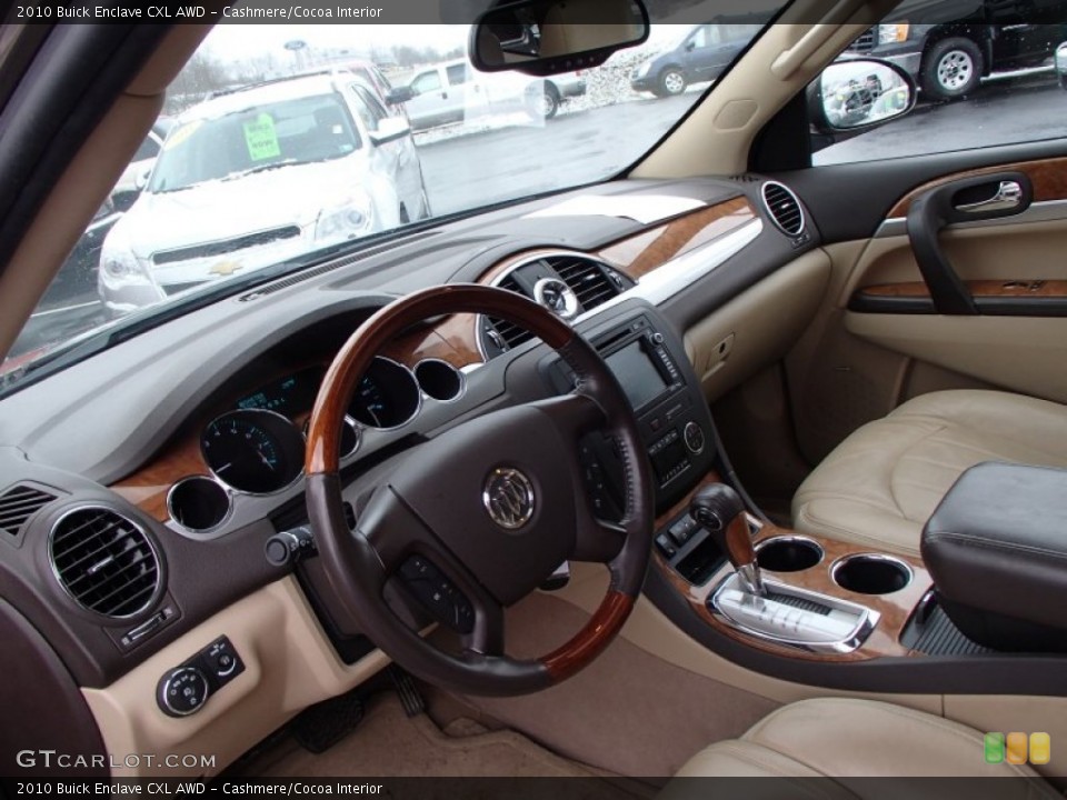 Cashmere/Cocoa Interior Prime Interior for the 2010 Buick Enclave CXL AWD #77840031