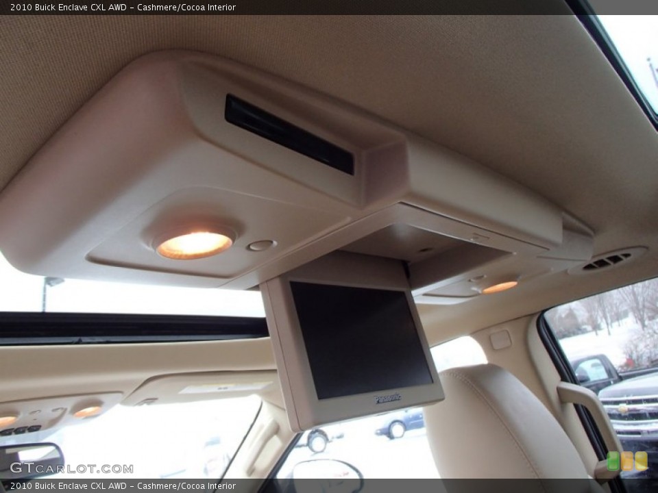 Cashmere/Cocoa Interior Entertainment System for the 2010 Buick Enclave CXL AWD #77840142