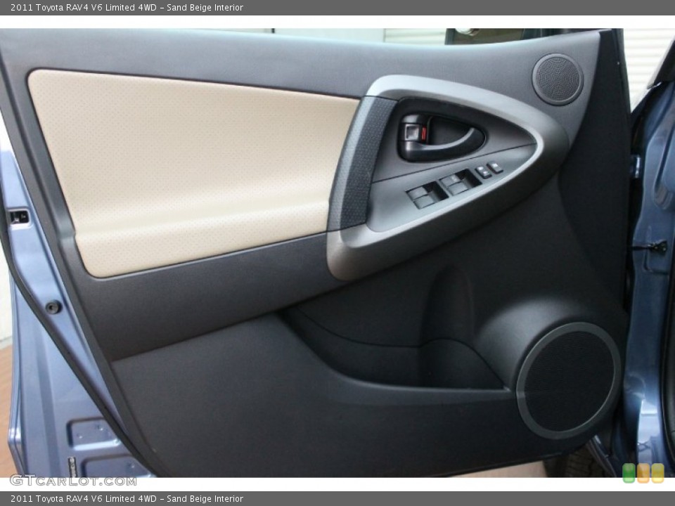 Sand Beige Interior Door Panel for the 2011 Toyota RAV4 V6 Limited 4WD #77840229