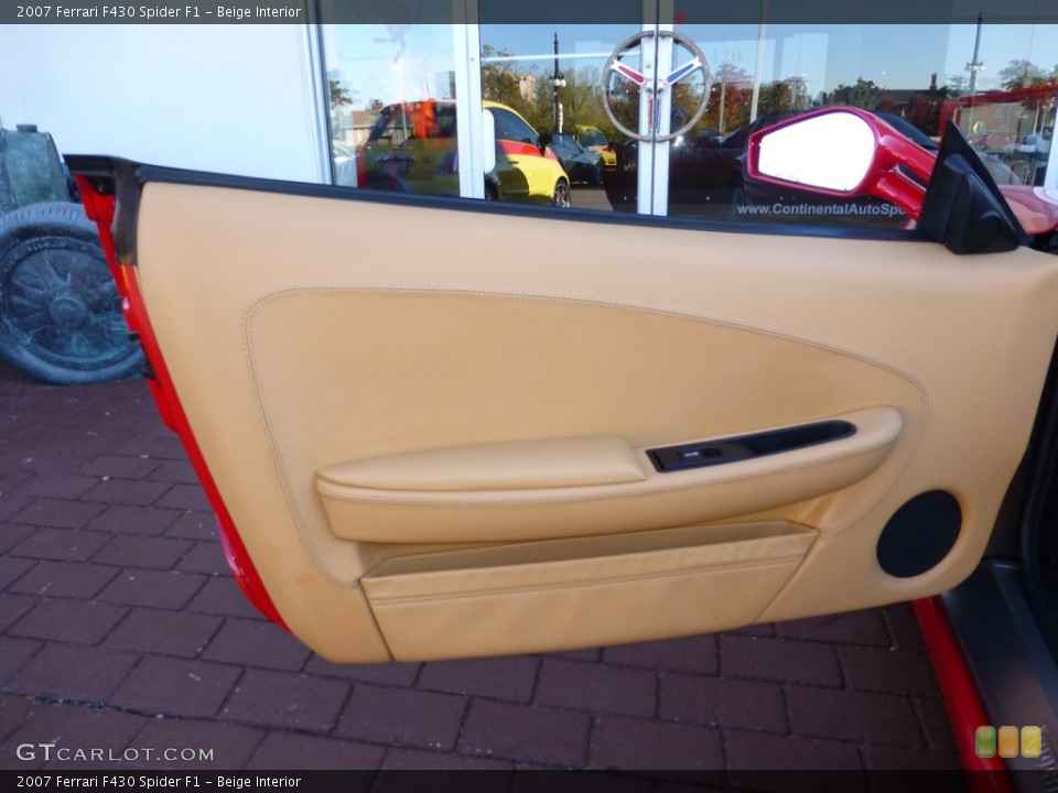 Beige Interior Door Panel for the 2007 Ferrari F430 Spider F1 #77840250