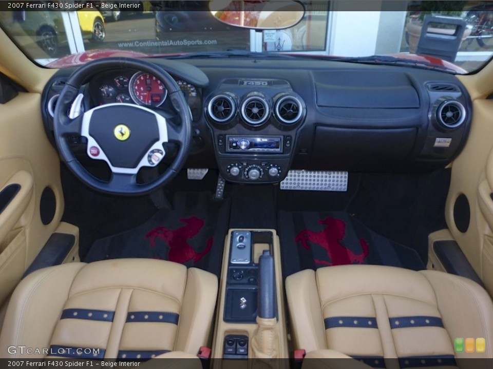 Beige Interior Dashboard for the 2007 Ferrari F430 Spider F1 #77840523