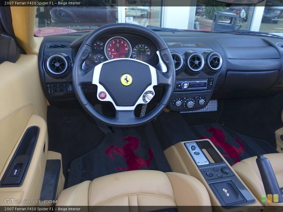 Beige Interior Dashboard for the 2007 Ferrari F430 Spider F1 #77840574