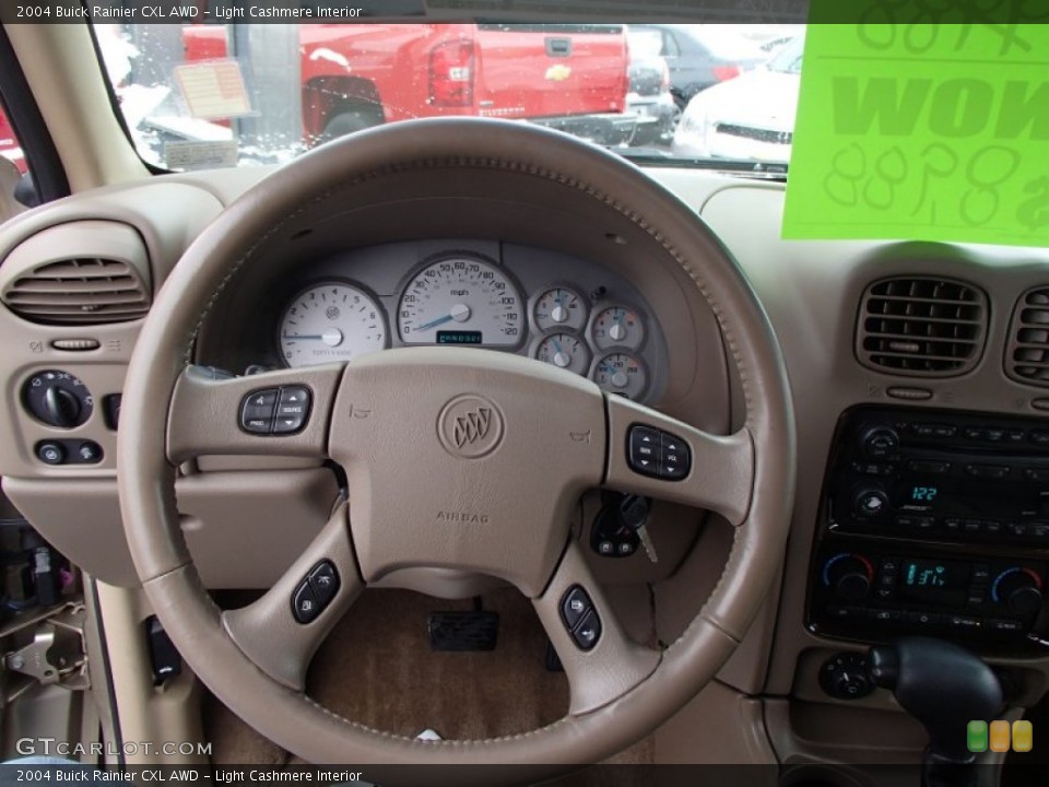 Light Cashmere Interior Steering Wheel for the 2004 Buick Rainier CXL AWD #77840676