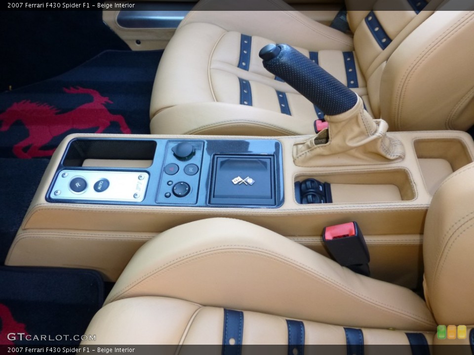 Beige Interior Controls for the 2007 Ferrari F430 Spider F1 #77840834