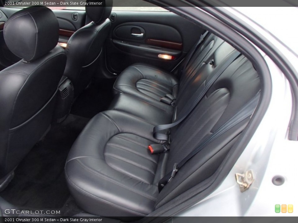 Dark Slate Gray Interior Rear Seat for the 2001 Chrysler 300 M Sedan #77840952