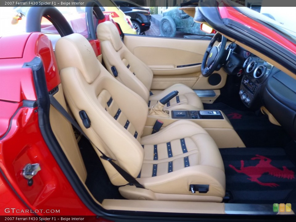 Beige Interior Front Seat for the 2007 Ferrari F430 Spider F1 #77840976