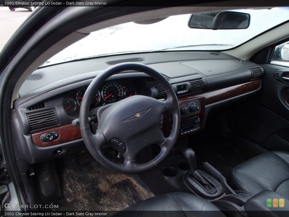 Dark Slate Gray 2001 Chrysler Sebring Interiors