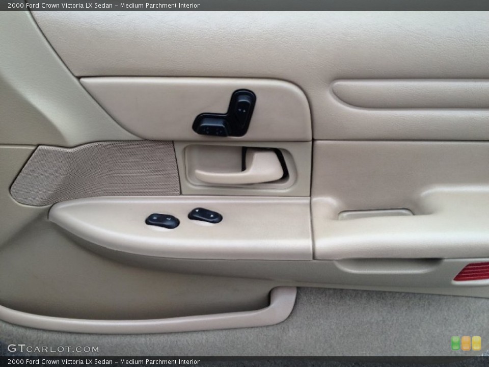 Medium Parchment Interior Door Panel for the 2000 Ford Crown Victoria LX Sedan #77841459