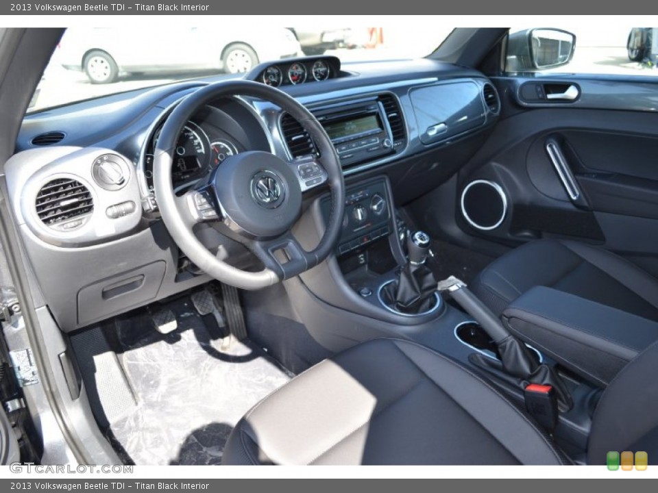 Titan Black Interior Prime Interior for the 2013 Volkswagen Beetle TDI #77842175
