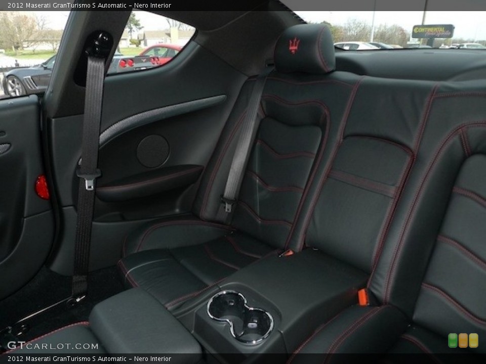 Nero Interior Rear Seat for the 2012 Maserati GranTurismo S Automatic #77842340