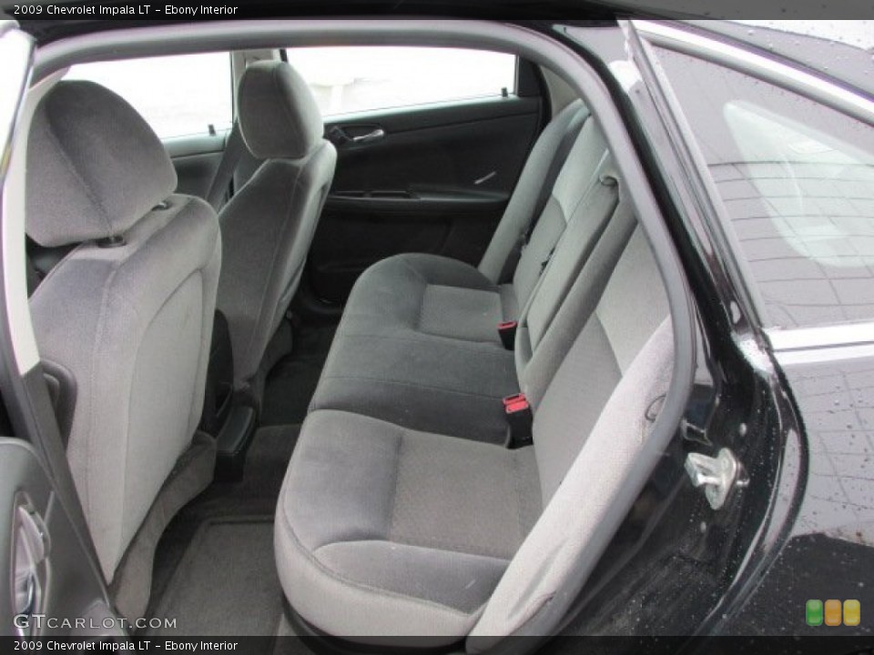 Ebony Interior Rear Seat for the 2009 Chevrolet Impala LT #77842631