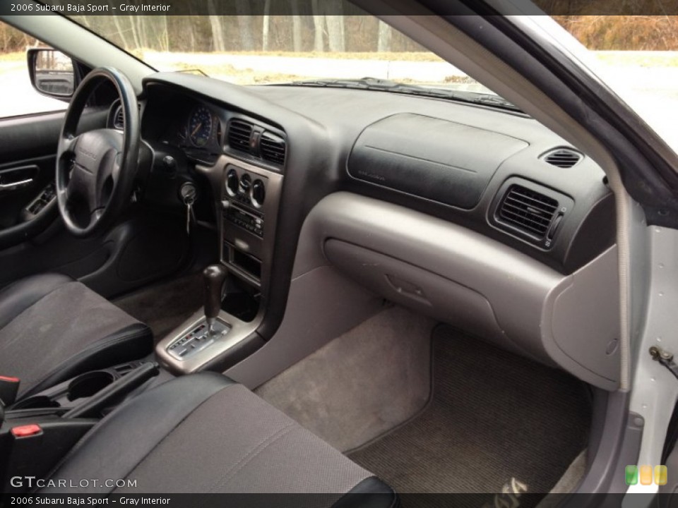 Gray Interior Dashboard for the 2006 Subaru Baja Sport #77842816