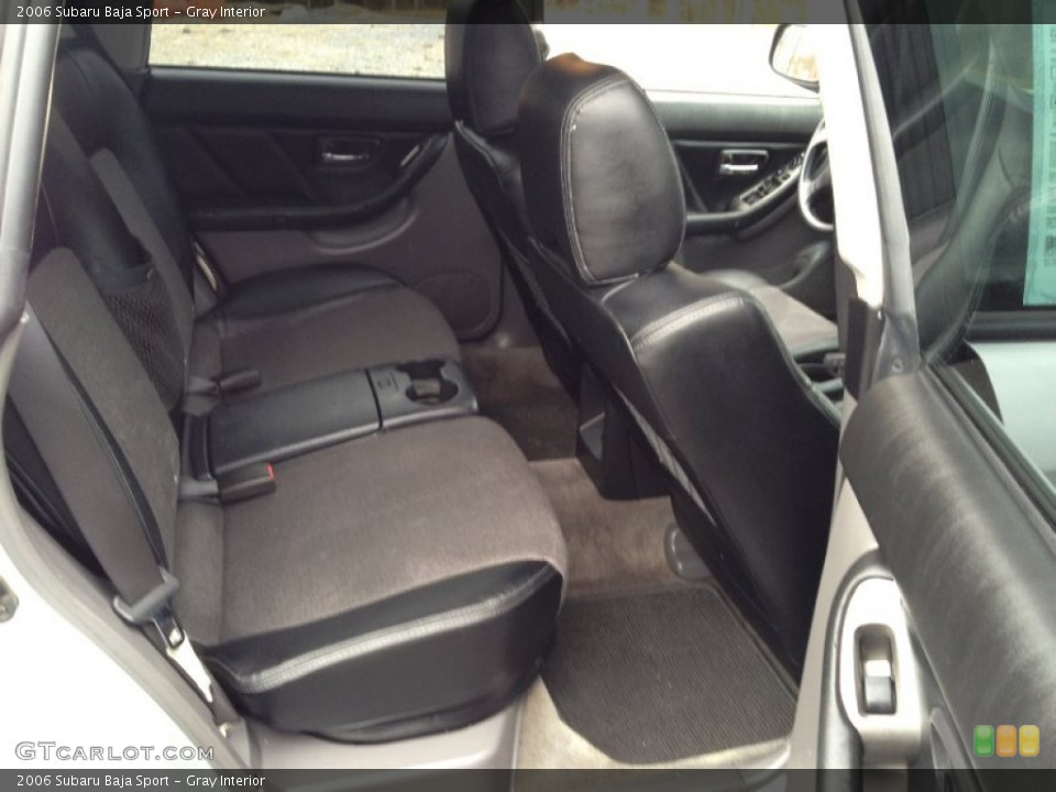 Gray Interior Rear Seat for the 2006 Subaru Baja Sport #77842880