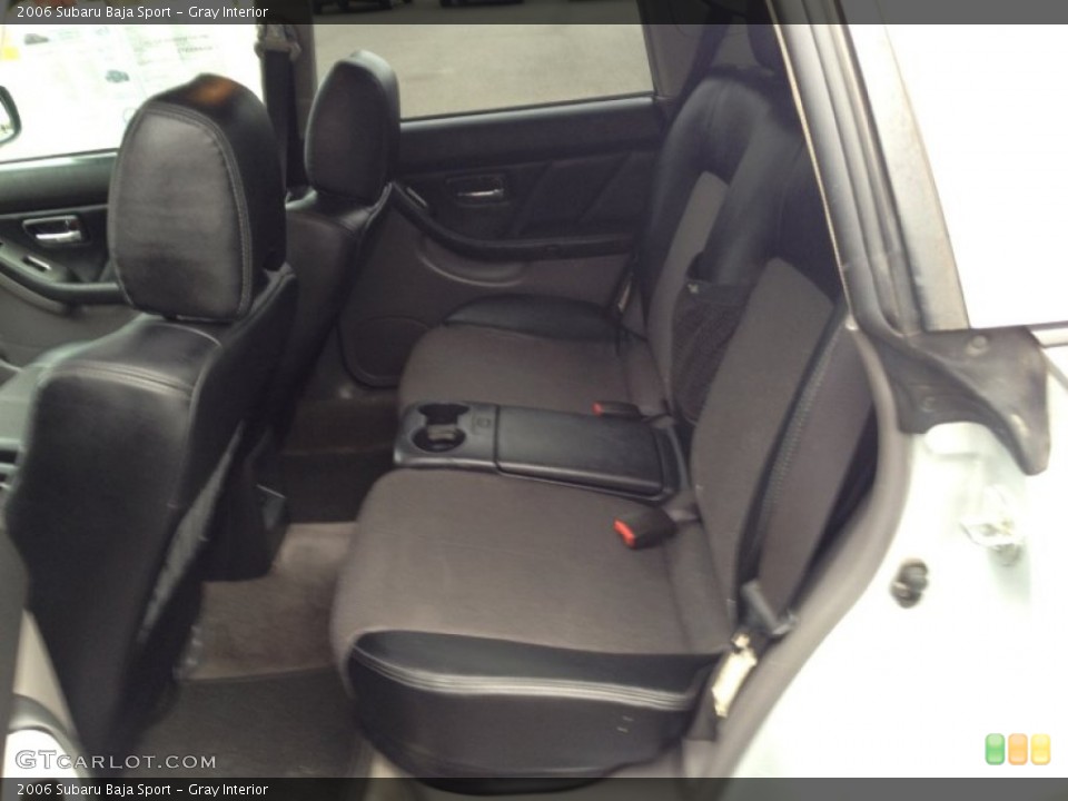 Gray Interior Rear Seat for the 2006 Subaru Baja Sport #77843085