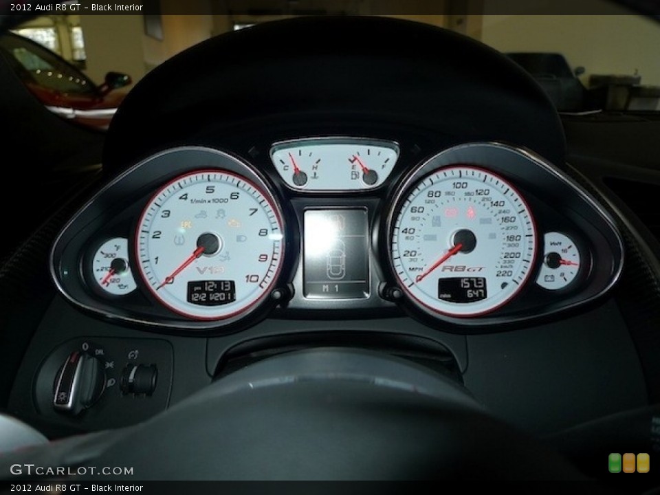 Black Interior Gauges for the 2012 Audi R8 GT #77843145