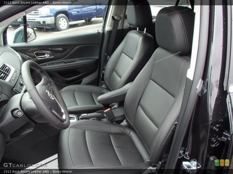 Ebony Interior Photo for the 2013 Buick Encore Leather AWD #77843211