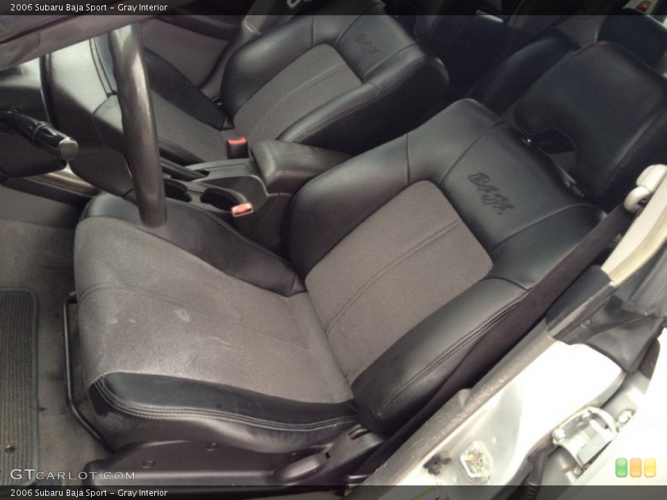 Gray Interior Front Seat for the 2006 Subaru Baja Sport #77843224