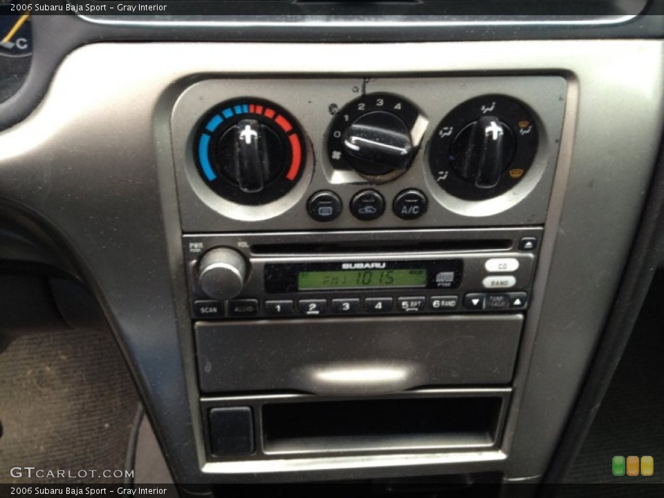 Gray Interior Controls for the 2006 Subaru Baja Sport #77843276
