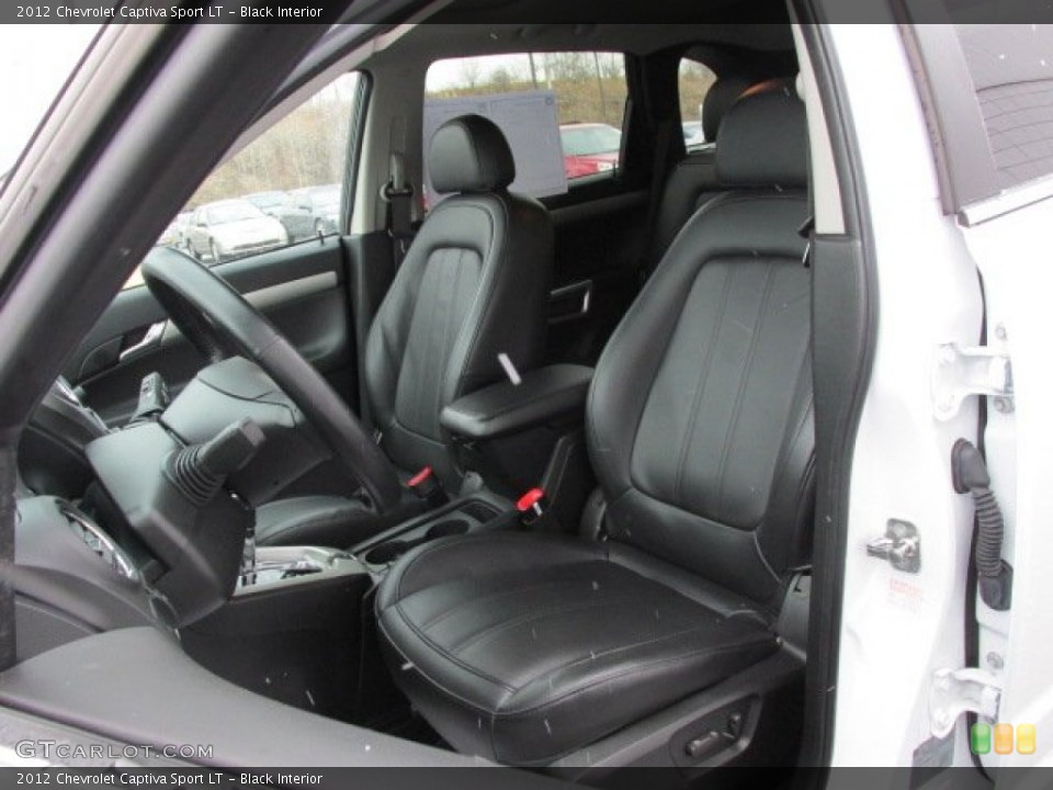 Black Interior Front Seat for the 2012 Chevrolet Captiva Sport LT #77843490