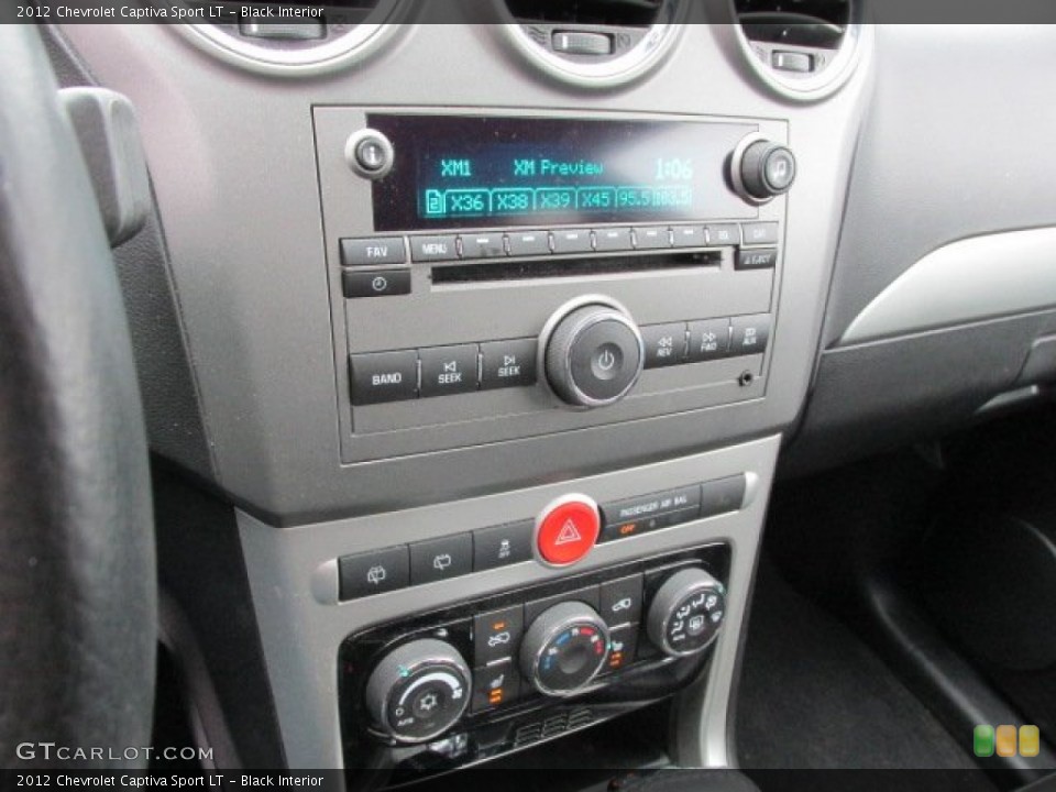 Black Interior Controls for the 2012 Chevrolet Captiva Sport LT #77843528
