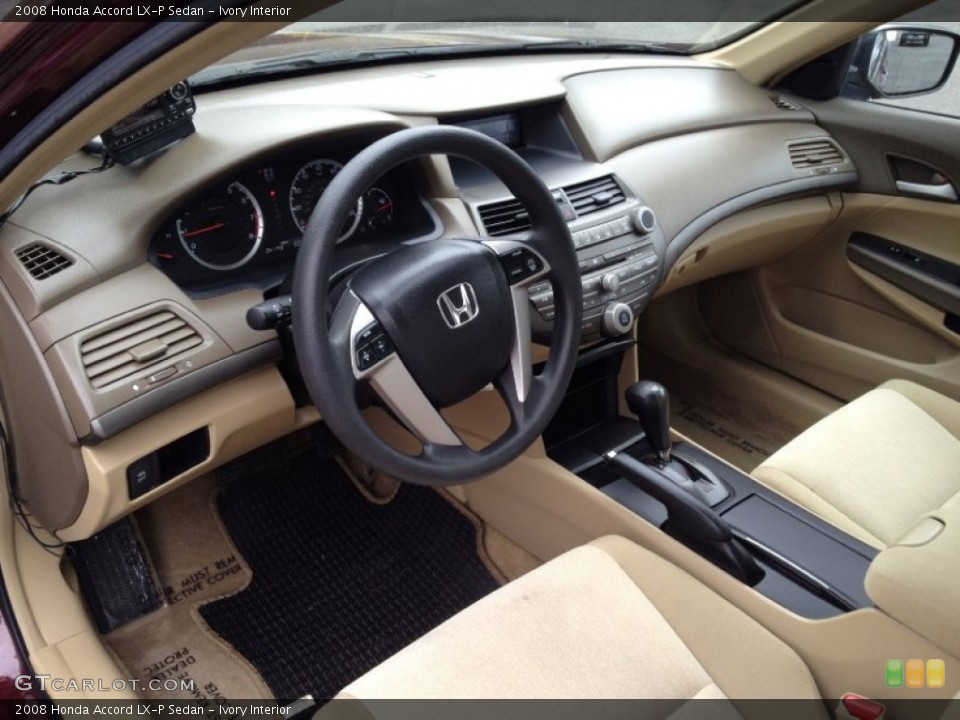 Ivory Interior Prime Interior for the 2008 Honda Accord LX-P Sedan #77843816
