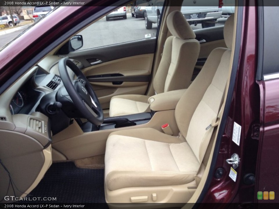 Ivory Interior Front Seat for the 2008 Honda Accord LX-P Sedan #77843846