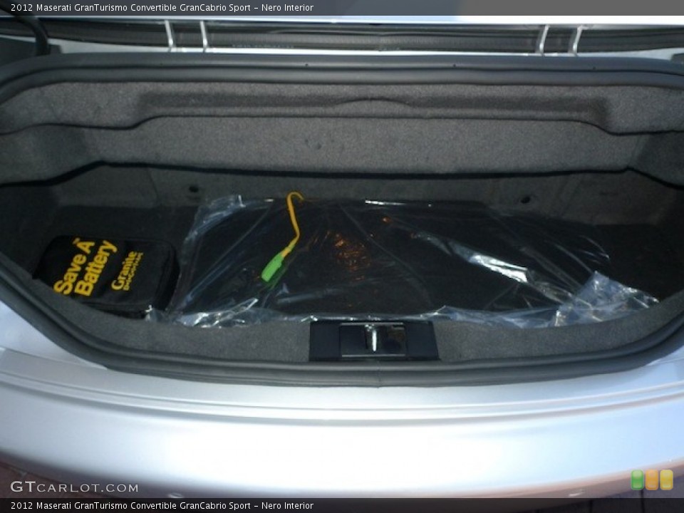 Nero Interior Trunk for the 2012 Maserati GranTurismo Convertible GranCabrio Sport #77843864
