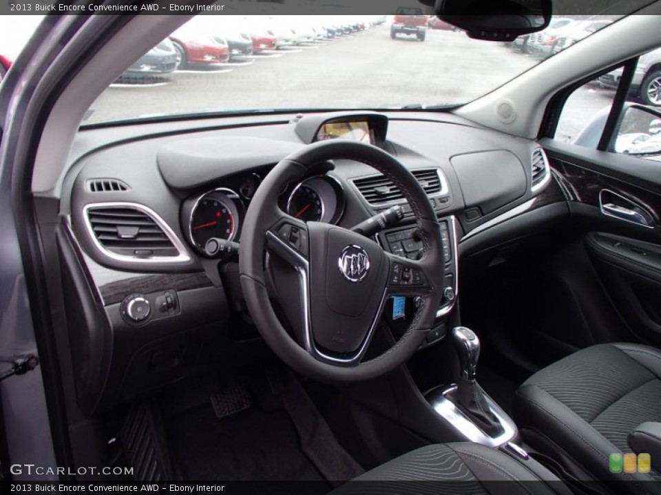 Ebony Interior Photo for the 2013 Buick Encore Convenience AWD #77844167