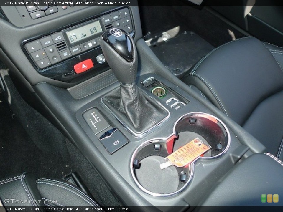 Nero Interior Transmission for the 2012 Maserati GranTurismo Convertible GranCabrio Sport #77844231