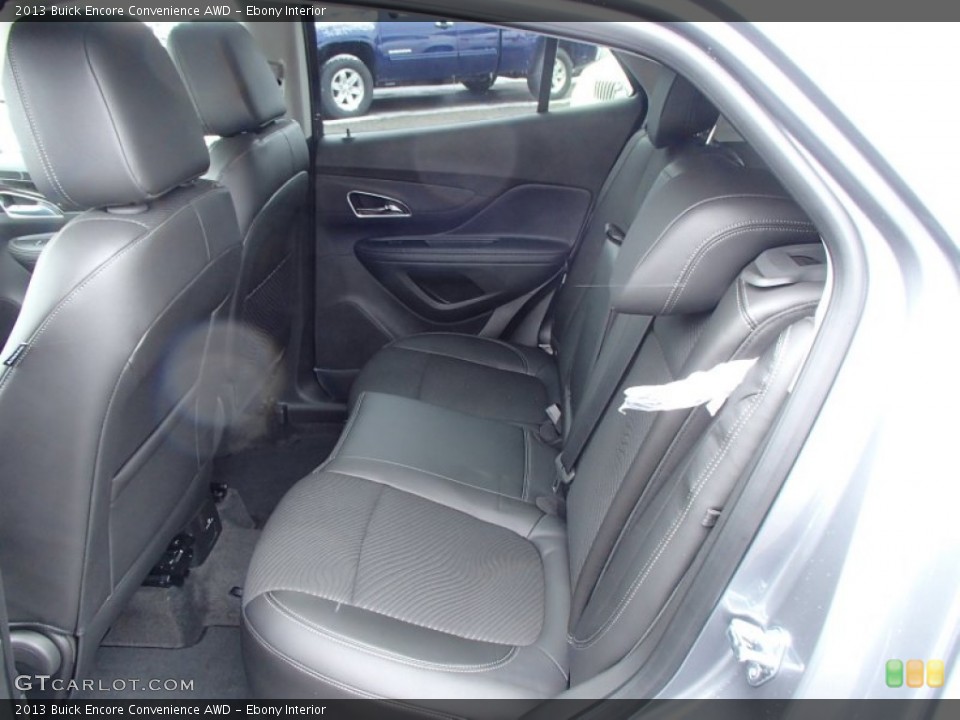 Ebony Interior Rear Seat for the 2013 Buick Encore Convenience AWD #77844237