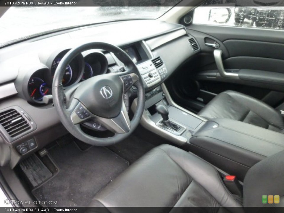 Ebony Interior Prime Interior for the 2010 Acura RDX SH-AWD #77844264