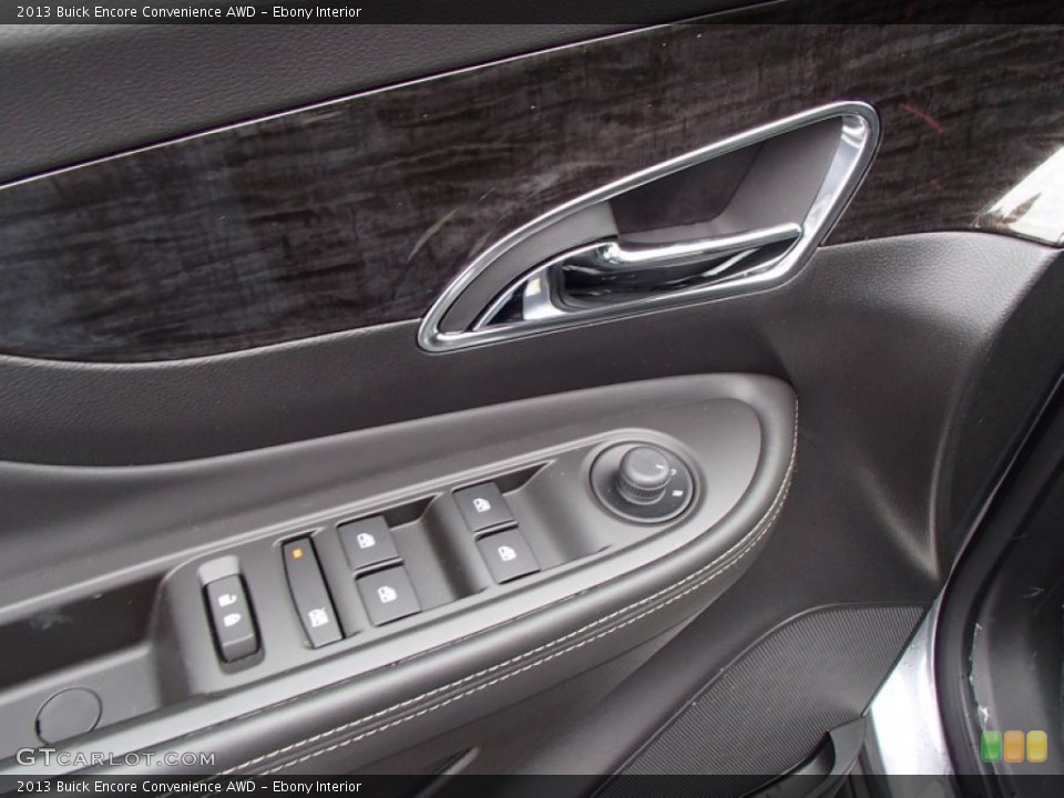 Ebony Interior Controls for the 2013 Buick Encore Convenience AWD #77844282
