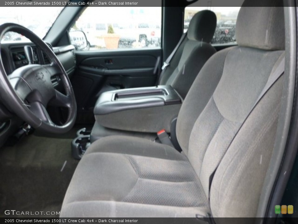 Dark Charcoal Interior Front Seat for the 2005 Chevrolet Silverado 1500 LT Crew Cab 4x4 #77844614