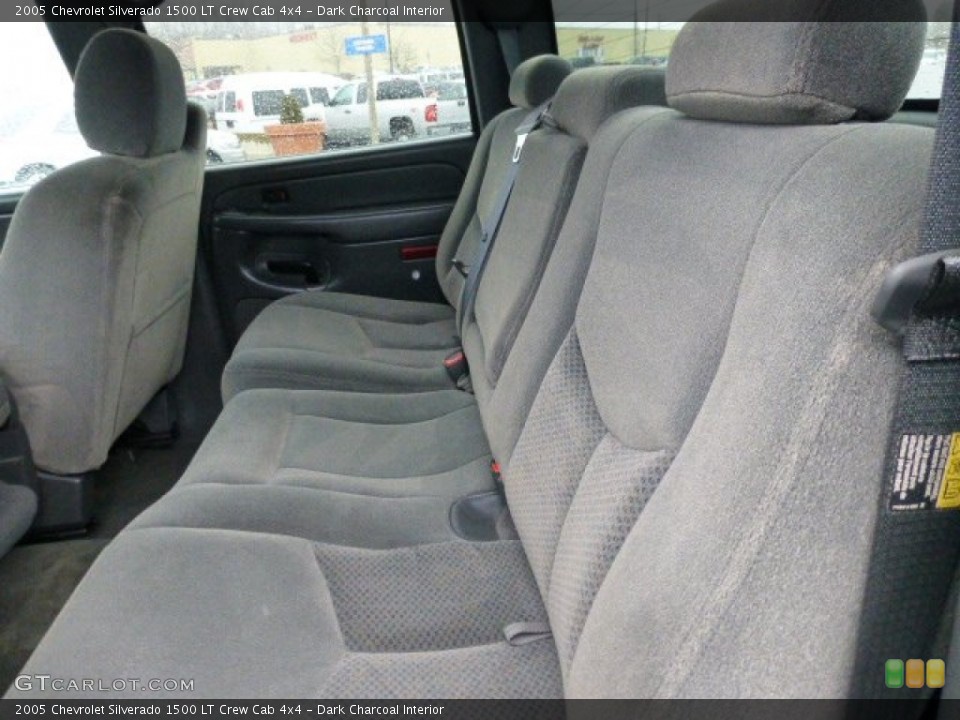 Dark Charcoal Interior Rear Seat for the 2005 Chevrolet Silverado 1500 LT Crew Cab 4x4 #77844639